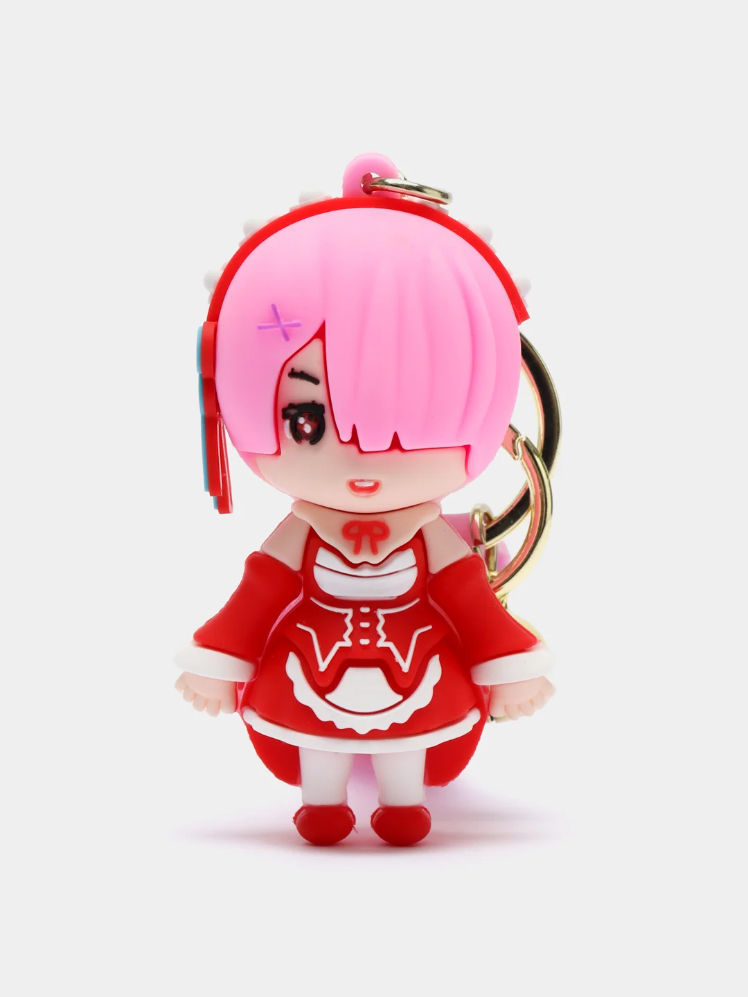 Алый брелок по аниме "Re:Zero - жизнь с нуля в альтернативном мире", 7 см