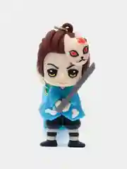 Бирюзовый брелок по аниме "Клинок, рассекающий демонов" (Demon Slayer: Kimetsu no Yaiba), 7 см