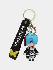 Аметистовый брелок по аниме "Re:Zero - жизнь с нуля в альтернативном мире", 7 см