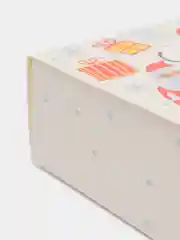 Кремовый новогодняя коробка