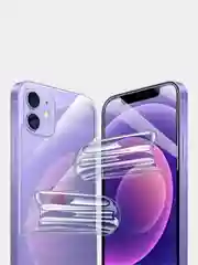 Гидрогелевая плёнка задняя и передняя для iPhone 12, 13, 14, 15, Mini, Pro, Max, Plus
