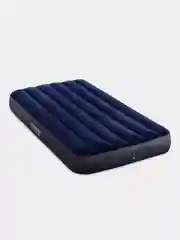 Синий кровать надувная INTEX Classic Downy, 99 см x 1,91 м x 25 см