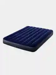 Синий надувной матрас Fiber-Tech Intex Classic downy, 137 х 191 х 25 см
