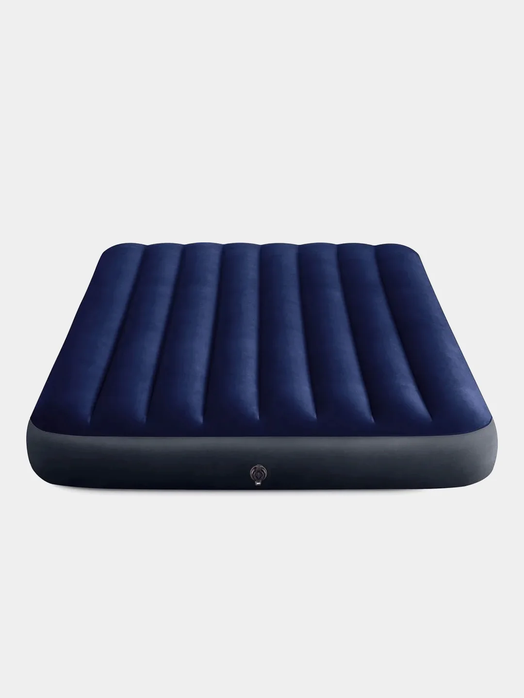 Синий надувной матрас Fiber-Tech Intex Classic downy, 137 х 191 х 25 см