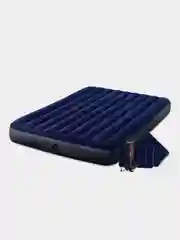 Синий надувной матрас Intex Classic, 2 подушки, насос, 152 х 203 х 25 см