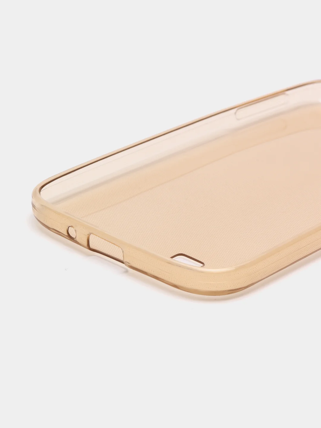 Золотой силиконовый чехол на Samsung Galaxy i9500, Galaxy S4