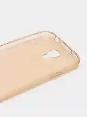 Золотой силиконовый чехол на Samsung Galaxy i9500, Galaxy S4