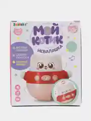 Музыкальная неваляшка "Мой котик", звук, цвет красный