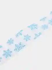 Лазурный лента репасовая, новогодняя, 2,5 и 4 см
