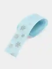 Голубой лента репасовая, новогодняя, 2,5 и 4 см