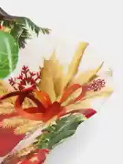 Поднос пластиковый на Новый год "Новогодние свечки"