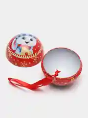 Красный пазл новгодний в ёлочном шаре 24,28,35,54 детали