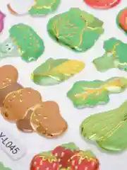 Зеленый детские 3D-наклейки для творчества