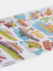 Красный детские 3D-наклейки для творчества
