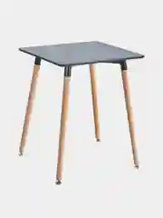 Черный стол в стиле минимализм Eames, квадратный, черный