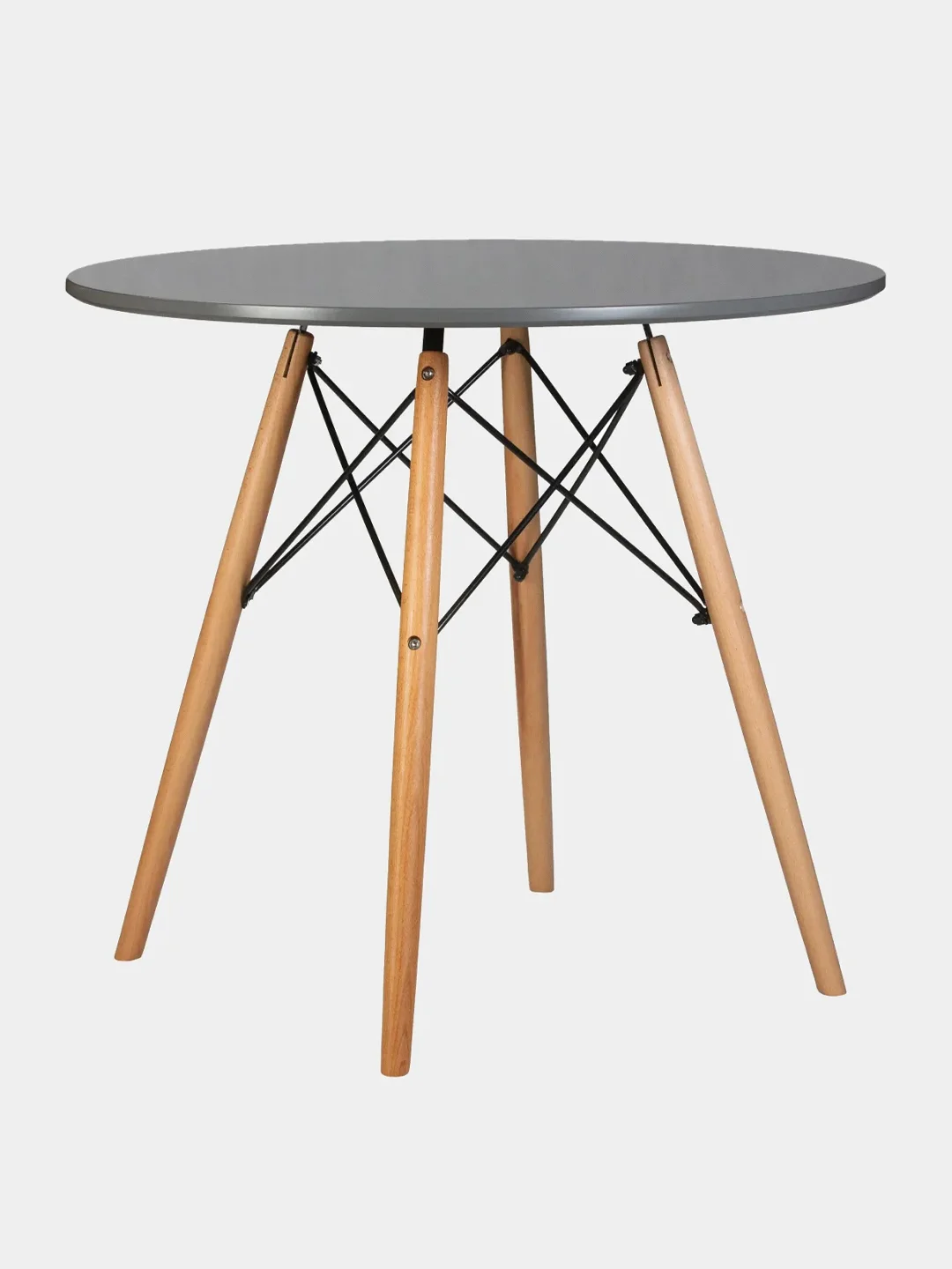 Черный стол Eames, в стиле минимализм, деревянный