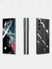 Гидрогелевая плёнка 360 бабочка для Samsung S20 S21 FE S22 Plus Ultra, Note 20 Ultra