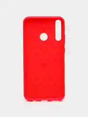 Красный чехол для Honor 9C / Huawei P40 Lite E / Y7p, имитация вставок под карбон