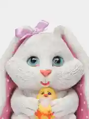 Копилка "Зайка с цыпленком"