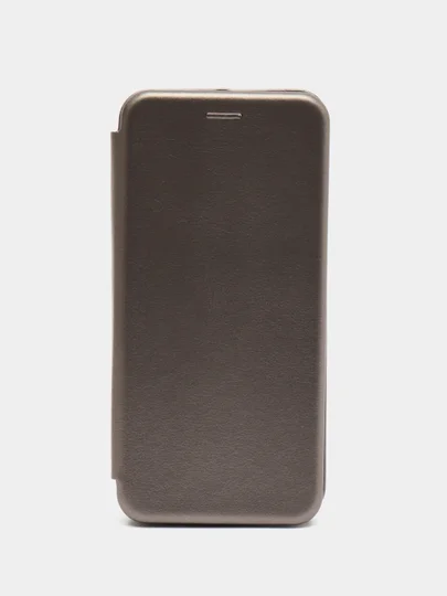 Серый чехол-книжка INFINIX HOT 10 LITE