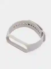 Серый спортивный ремешок для Xiaomi Mi Band 5 6 браслет силиконовый ксяоми ми банд фитнес часы
