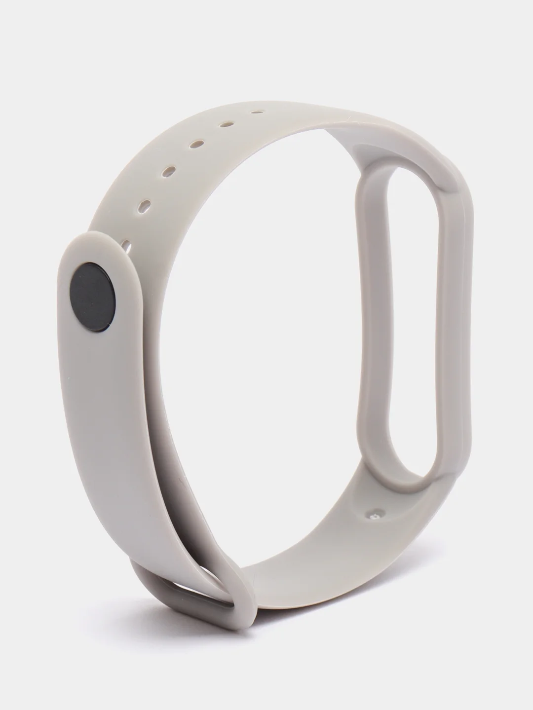Серый спортивный ремешок для Xiaomi Mi Band 5 6 браслет силиконовый ксяоми ми банд фитнес часы