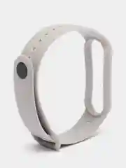 Серый спортивный ремешок для Xiaomi Mi Band 5 6 браслет силиконовый ксяоми ми банд фитнес часы