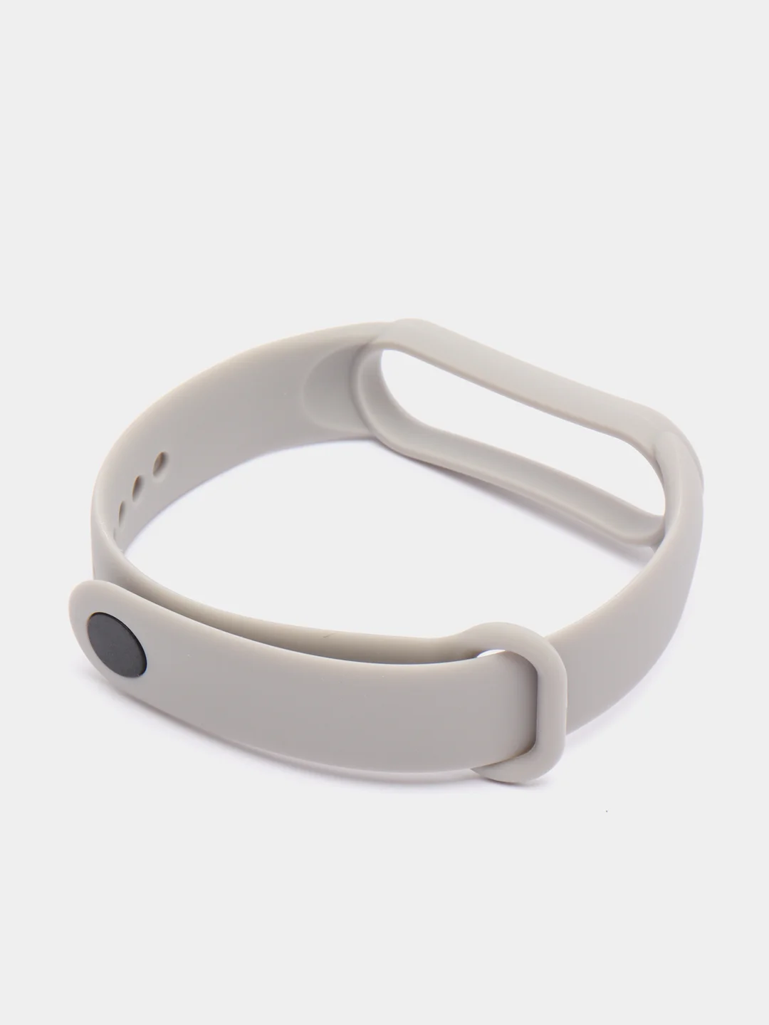 Серый спортивный ремешок для Xiaomi Mi Band 5 6 браслет силиконовый ксяоми ми банд фитнес часы