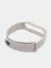 Серый спортивный ремешок для Xiaomi Mi Band 5 6 браслет силиконовый ксяоми ми банд фитнес часы