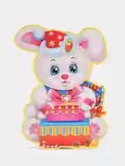 Синий картинки на окна "С новым годом", 28 х 20 см