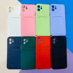 Чехол с карманом для iPhone 11, Samsung S20 FE, S21 FE, 12 Pro Max, Honor 50 Lite