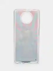 Морской чехол Xiaomi Redmi Note 9T / Redmi Note 9 5G силиконовый переливающийся жидкий с блестками