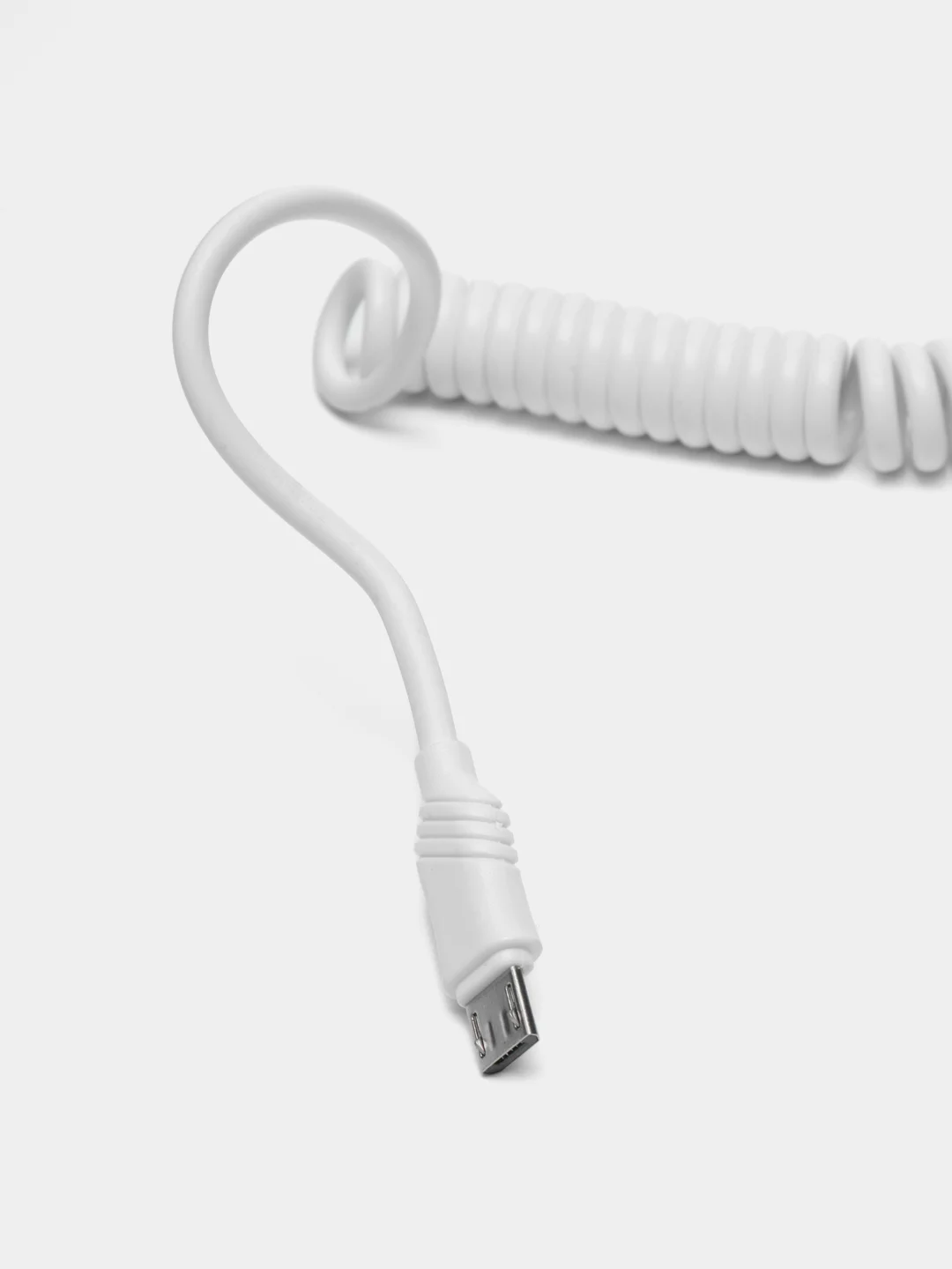 Белый автомобильное зарядное устройство Hoco Z14, для micro-USB