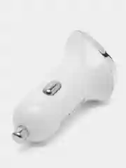 Белый автомобильное зарядное устройство Borofone BZ15, для micro-USB