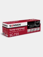 Картридж лазерный SONNEN SC-725 для CANON LBP6000/LBP6020/LBP6020B, 1600 стр