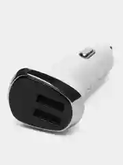 Белый автомобильное зарядное устройство Borofone BZ15, с USB-Lightning