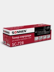 Картридж лазерный SONNEN SC-728 для CANON MF4410/4430/4450/4570dn/4580dn, 2100 стр