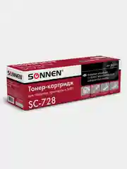 Картридж лазерный SONNEN SC-728 для CANON MF4410/4430/4450/4570dn/4580dn, 2100 стр