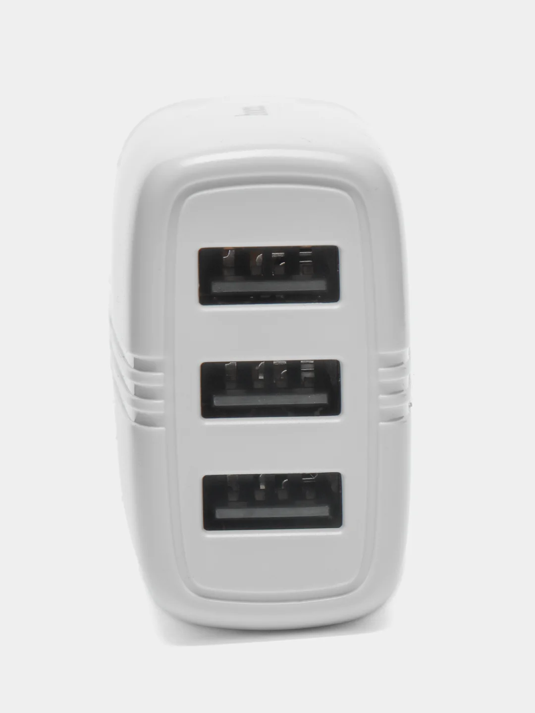 Белый сетевое зарядное устройство Hoco N15, 3 USB, 2.4 A