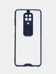 Черный чехол для Xiaomi Redmi Note 9S / Note 9 Pro с задвижным окном для защиты камеры