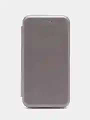 Серебряный чехол-книжка для iPhone 13 Mini, 13, 13 Pro, 13 Pro Max