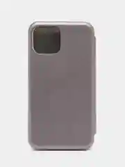 Серебряный чехол-книжка для iPhone 13 Mini, 13, 13 Pro, 13 Pro Max