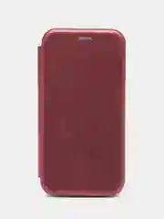 Бордовый чехол-книжка для iPhone 13 Mini, 13, 13 Pro, 13 Pro Max