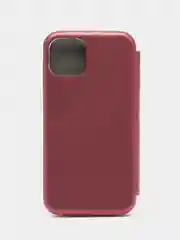 Бордовый чехол-книжка для iPhone 13 Mini, 13, 13 Pro, 13 Pro Max