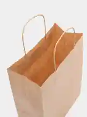 Крафт пакеты с кручеными ручками, 240х110х320 мм, , плотные