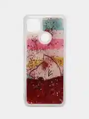 Конфетный чехол Xiaomi Redmi 9C, Redmi 9C NFC, Redmi 10A, Редми 9С переливающийся жидкий с блестками