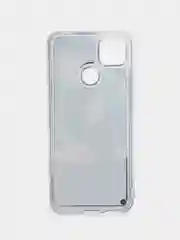 Темно-синий чехол Xiaomi Redmi 9C, Redmi 9C NFC, Redmi 10A, Редми 9С переливающийся жидкий с блестками
