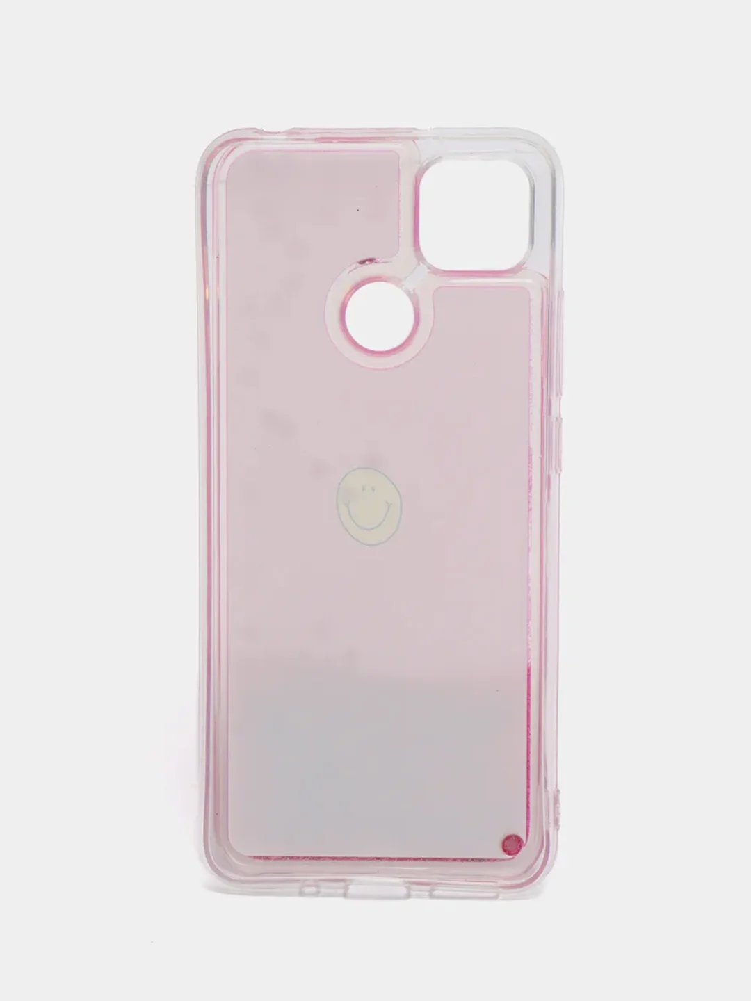 Тёмно-розовый чехол Xiaomi Redmi 9C, Redmi 9C NFC, Redmi 10A, Редми 9С переливающийся жидкий с блестками