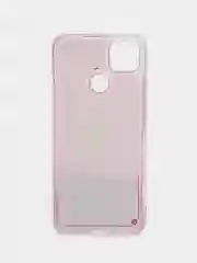 Тёмно-розовый чехол Xiaomi Redmi 9C, Redmi 9C NFC, Redmi 10A, Редми 9С переливающийся жидкий с блестками