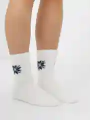 Белый носки женские OSKO, теплые, норка